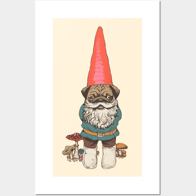 Pugnomie Wall Art by huebucket